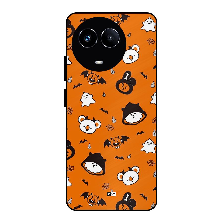 Amuse Halloween Metal Back Case for Realme Narzo 60X