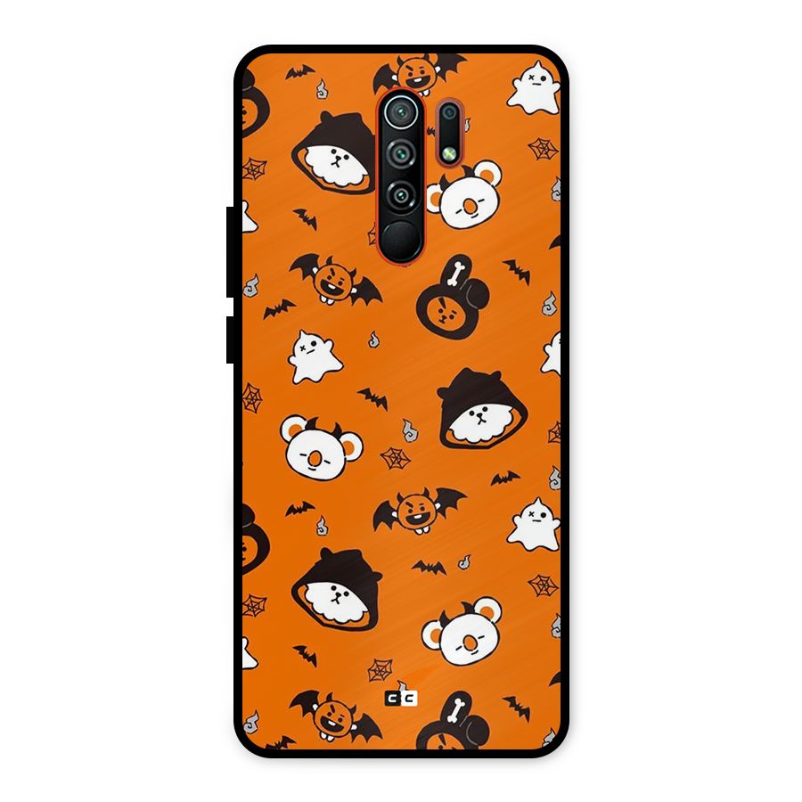 Amuse Halloween Metal Back Case for Redmi 9 Prime