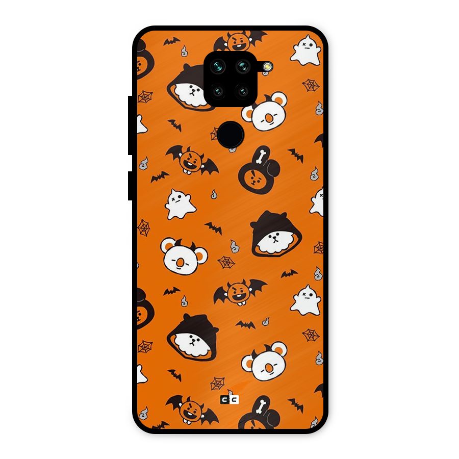 Amuse Halloween Metal Back Case for Redmi Note 9