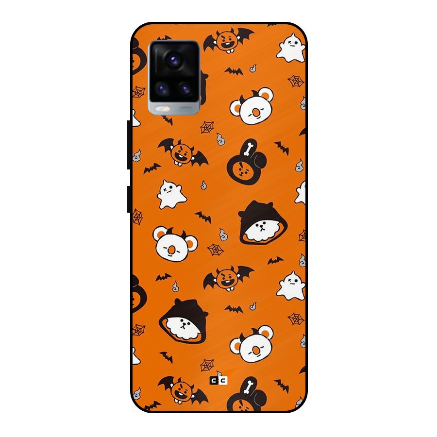 Amuse Halloween Metal Back Case for Vivo V20 2021