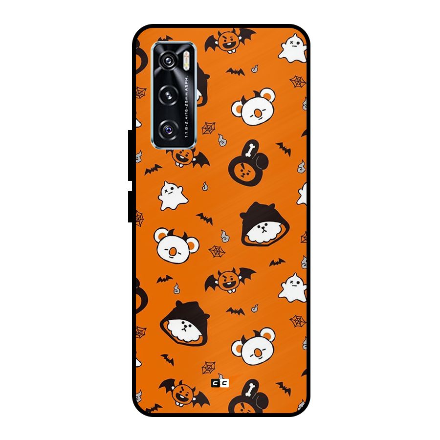 Amuse Halloween Metal Back Case for Vivo V20 SE