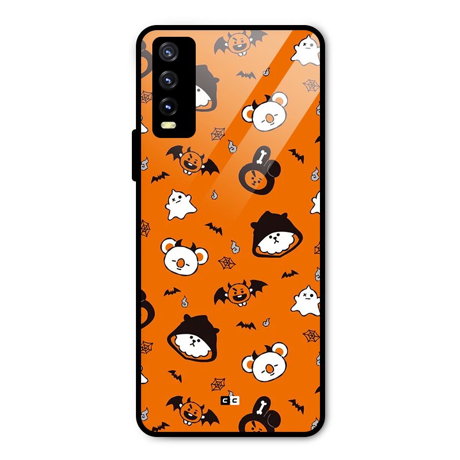 Amuse Halloween Metal Back Case for Vivo Y20