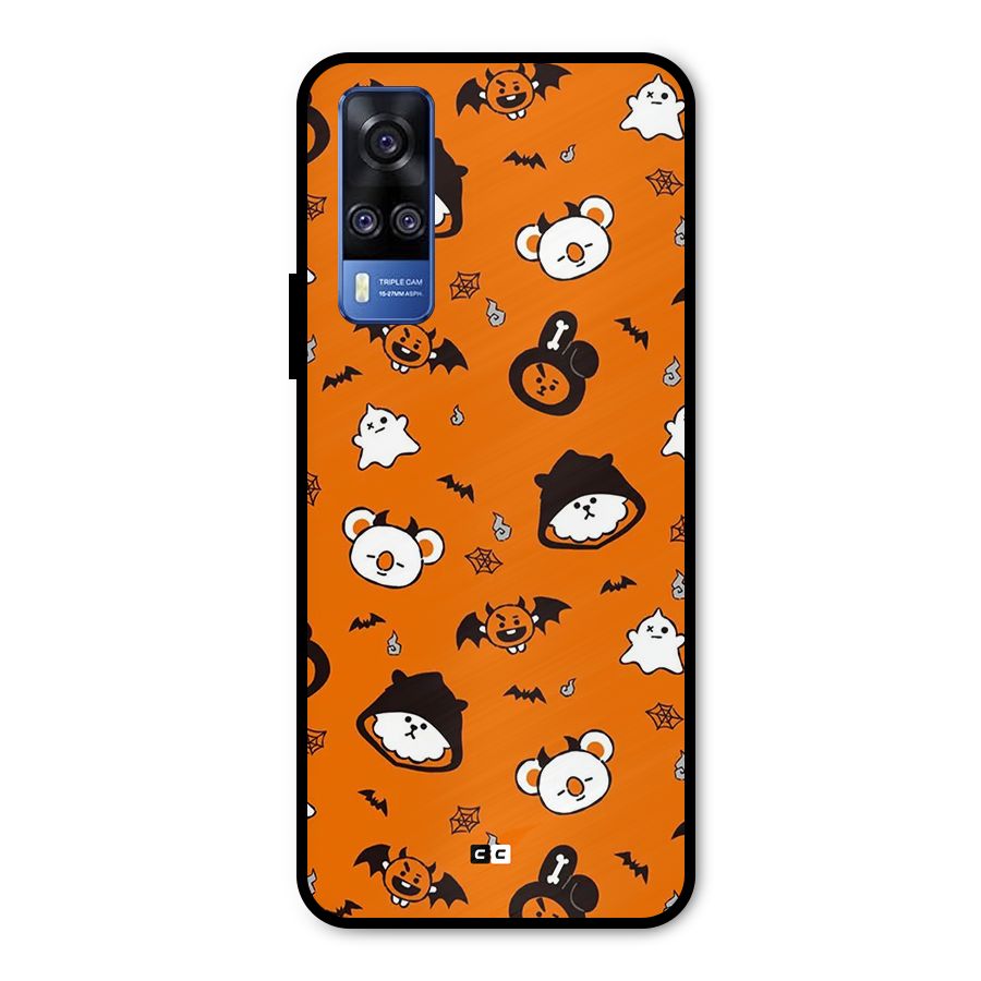 Amuse Halloween Metal Back Case for Vivo Y31