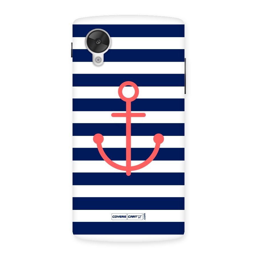 Anchor Stripes Back Case for Google Nexsus 5
