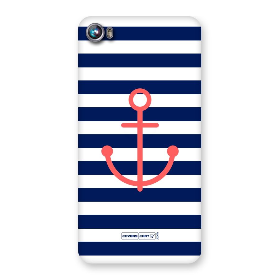 Anchor Stripes Back Case for Micromax Canvas Fire 4 A107