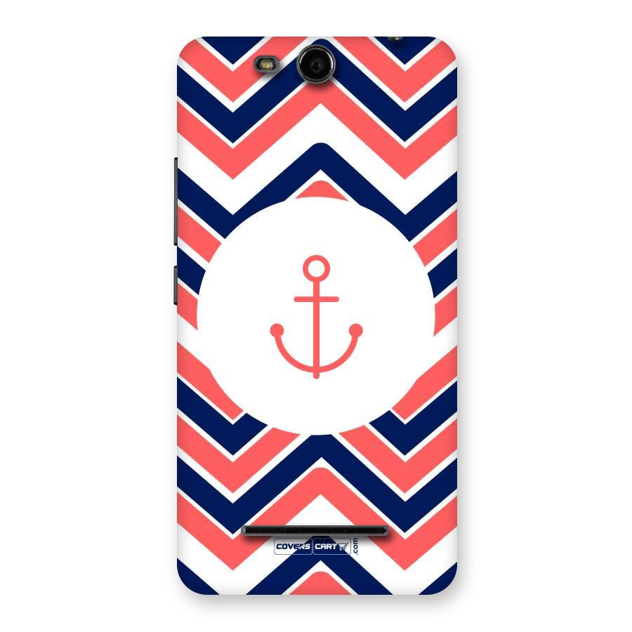 Anchor Zig Zag Back Case for Micromax Canvas Juice 3 Q392
