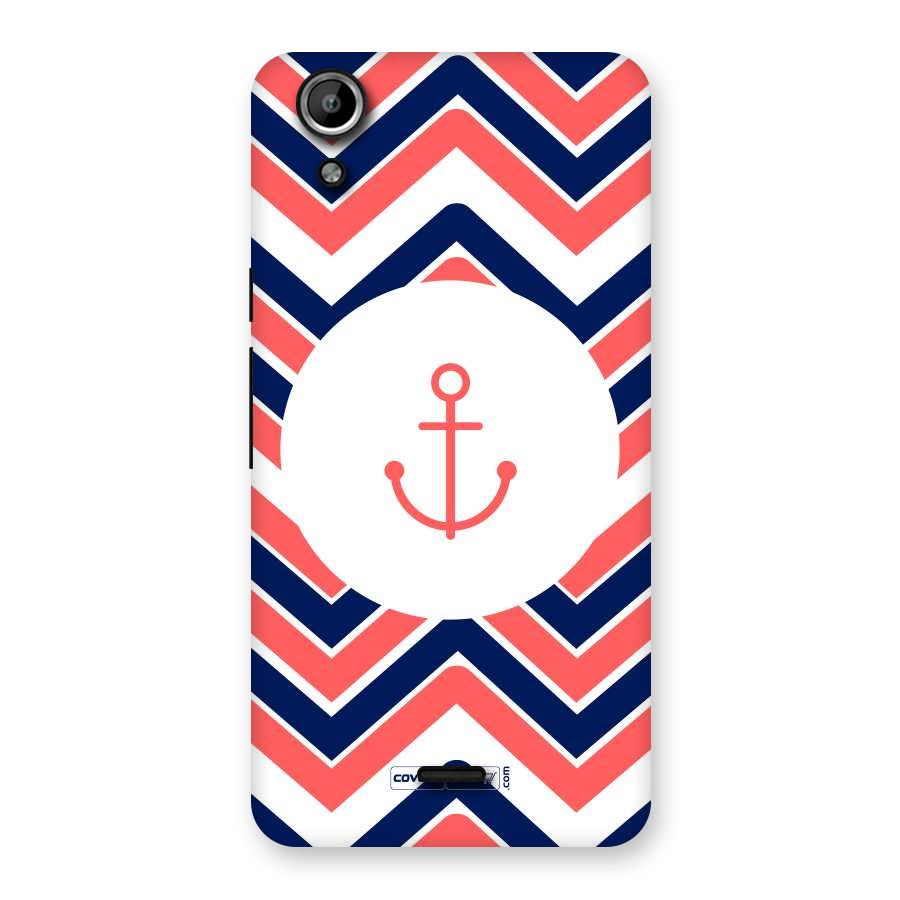 Anchor Zig Zag Back Case for Micromax Canvas Selfie Lens Q345
