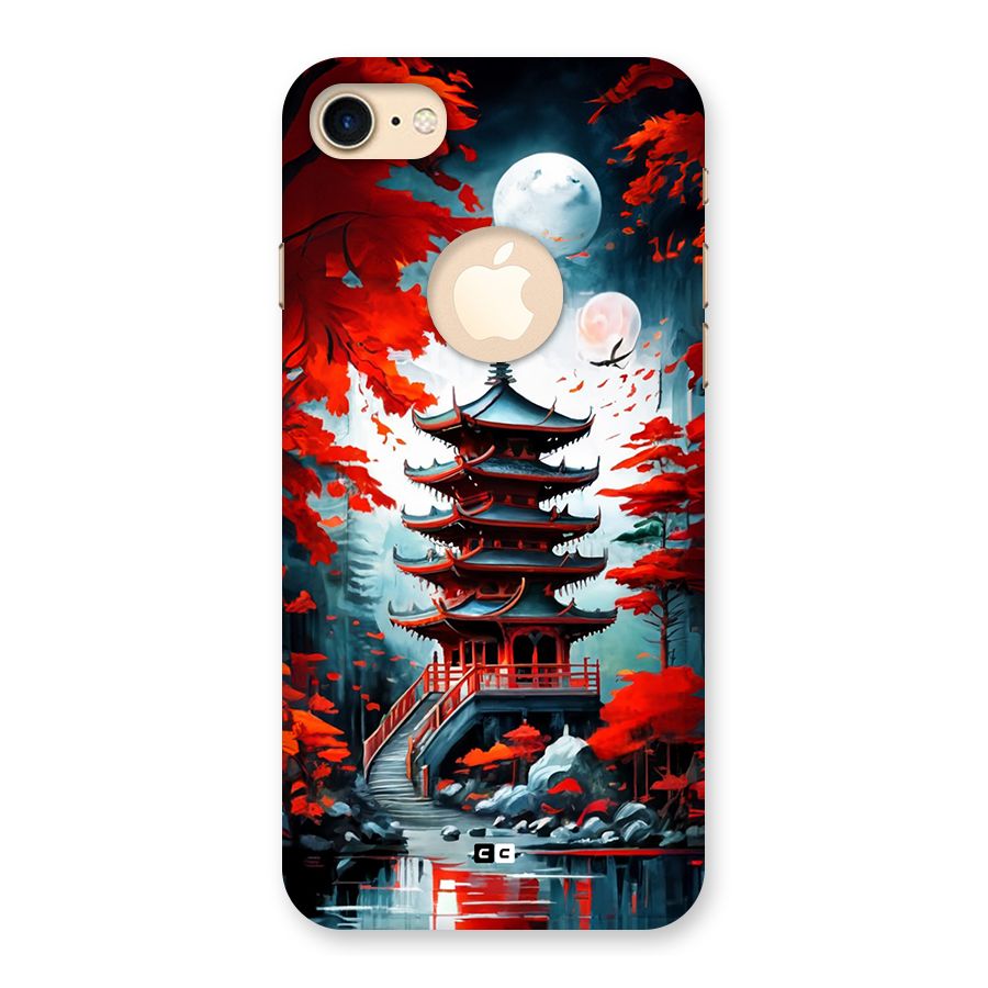 Ancient Painting Back Case for iPhone 7 Logo Cut