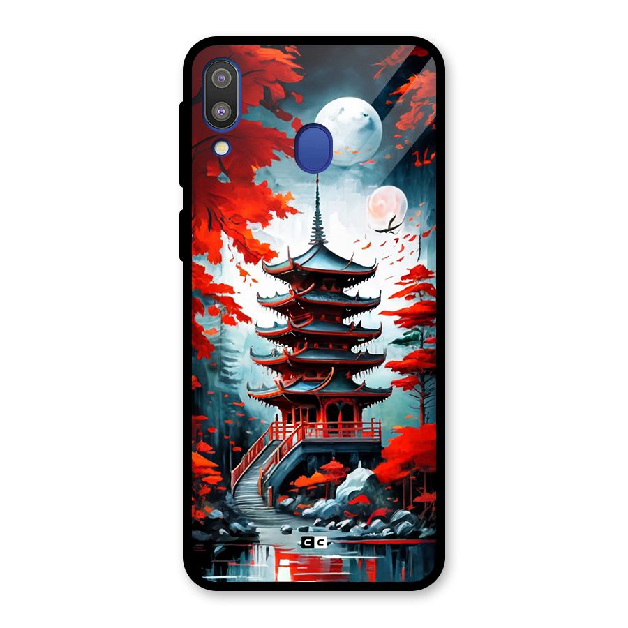 Ancient Painting Glass Back Case for Galaxy M20