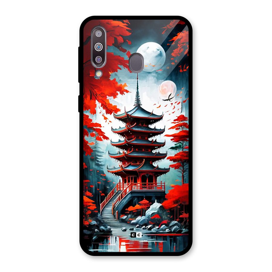 Ancient Painting Glass Back Case for Galaxy M30