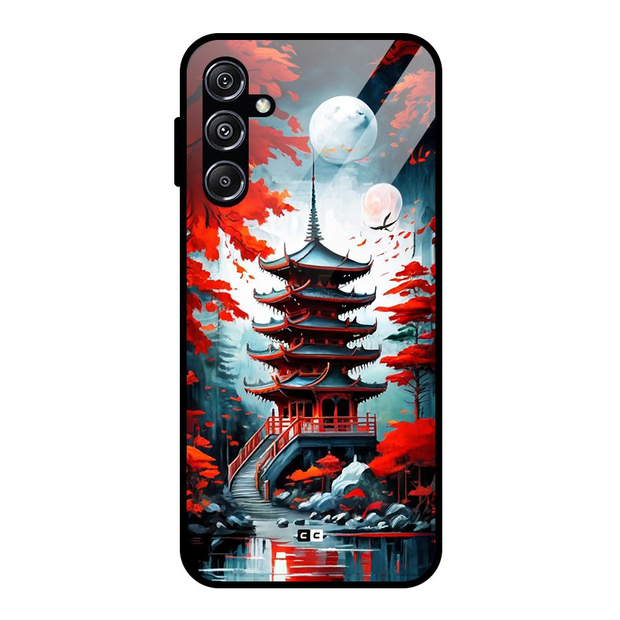 Ancient Painting Glass Back Case for Galaxy M34 5G