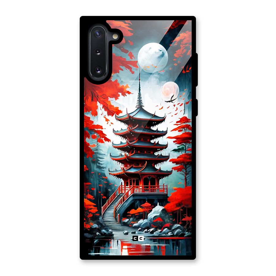 Ancient Painting Glass Back Case for Galaxy Note 10