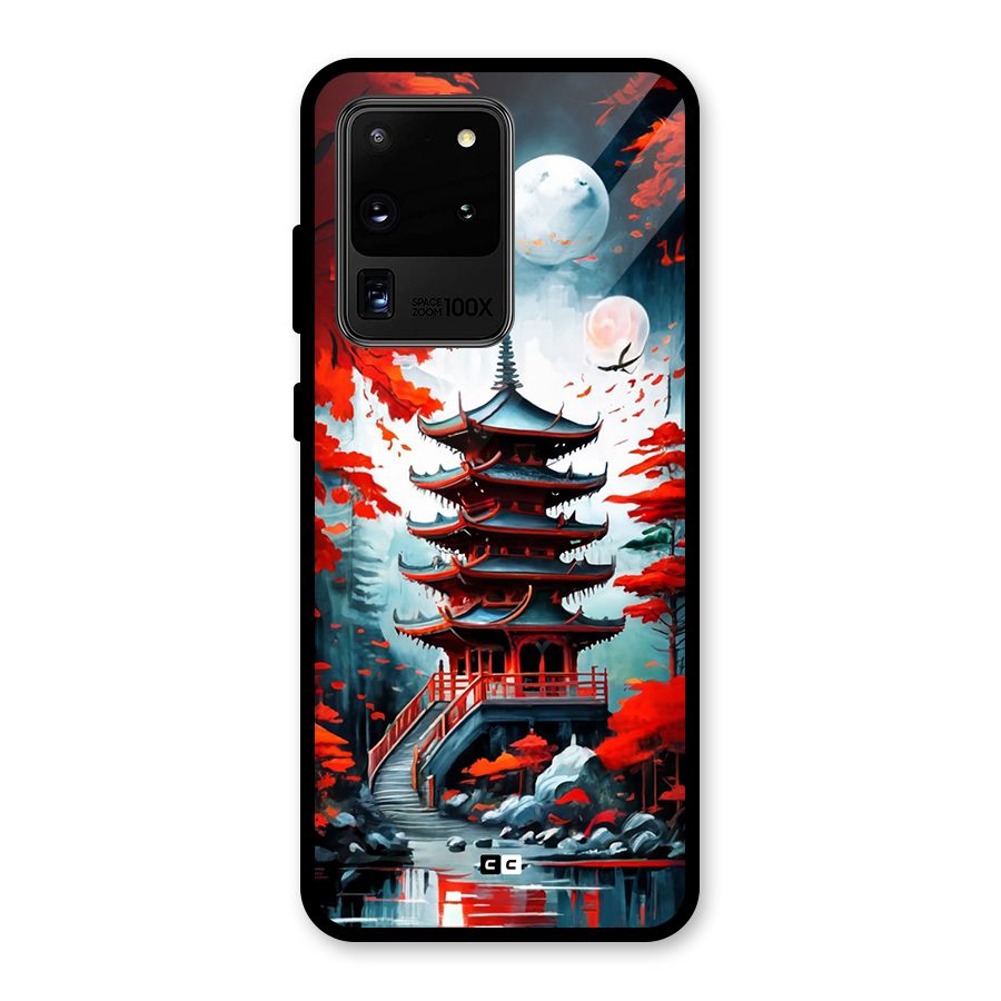 Ancient Painting Glass Back Case for Galaxy S20 Ultra