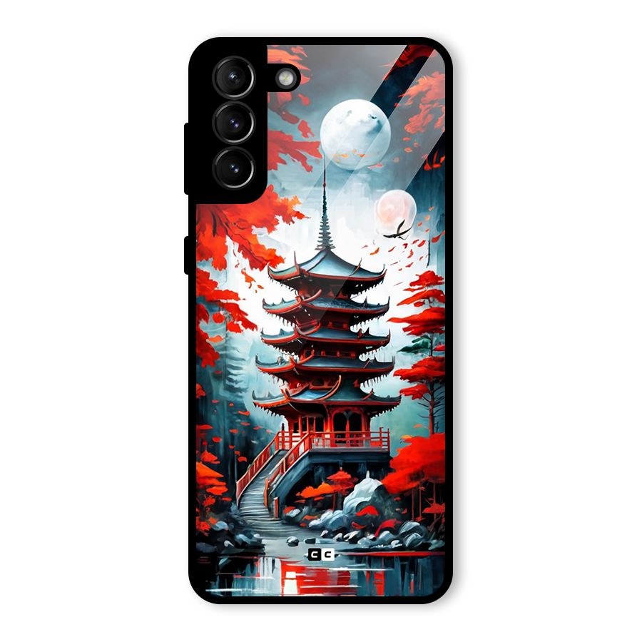 Ancient Painting Glass Back Case for Galaxy S21 Plus