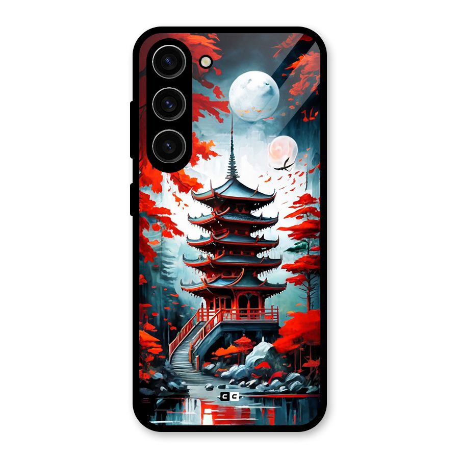 Ancient Painting Glass Back Case for Galaxy S23