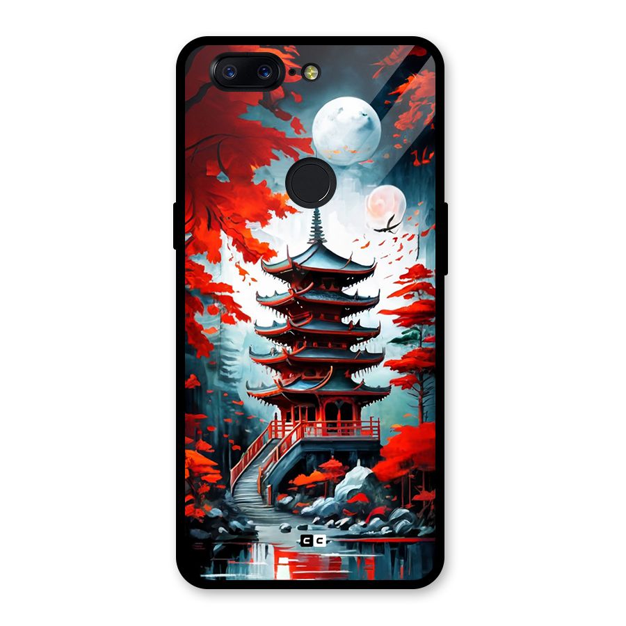 Ancient Painting Glass Back Case for OnePlus 5T