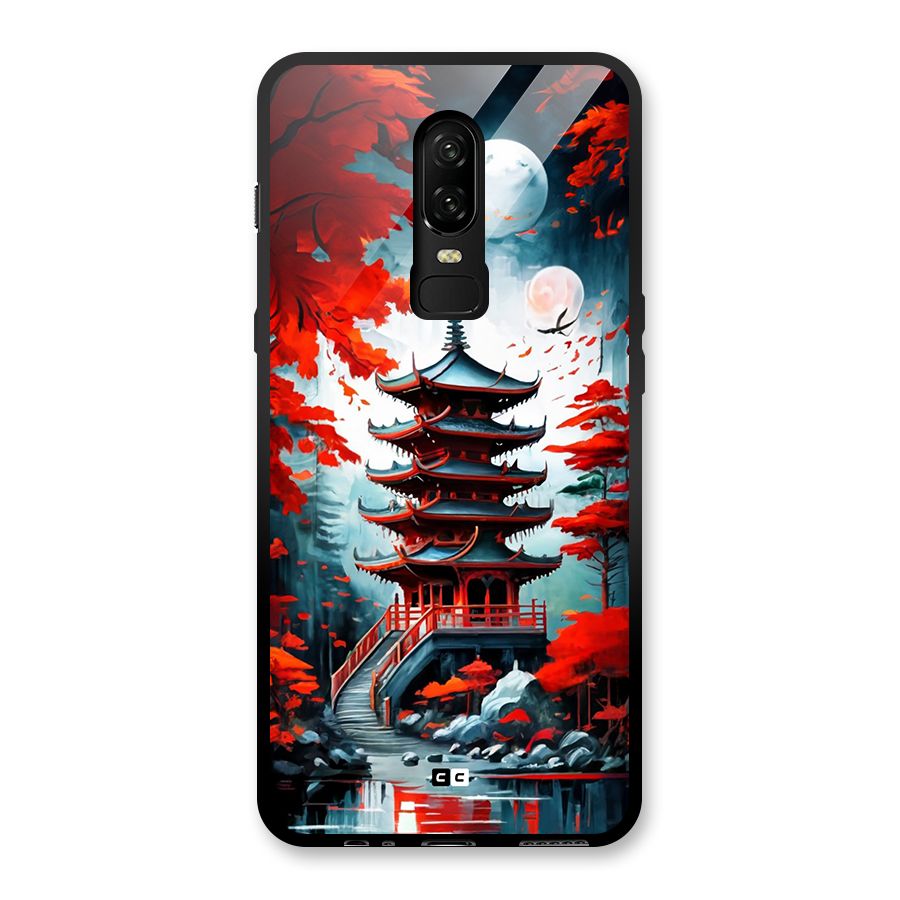 Ancient Painting Glass Back Case for OnePlus 6