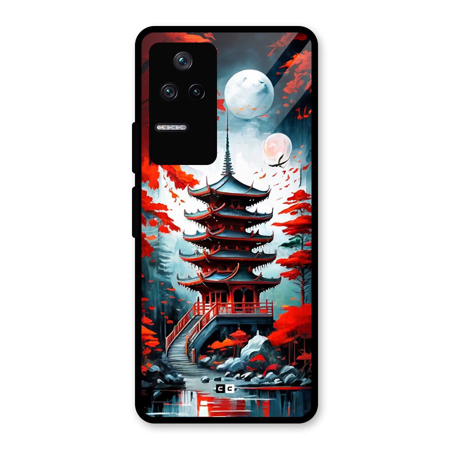 Ancient Painting Glass Back Case for Poco F4 5G