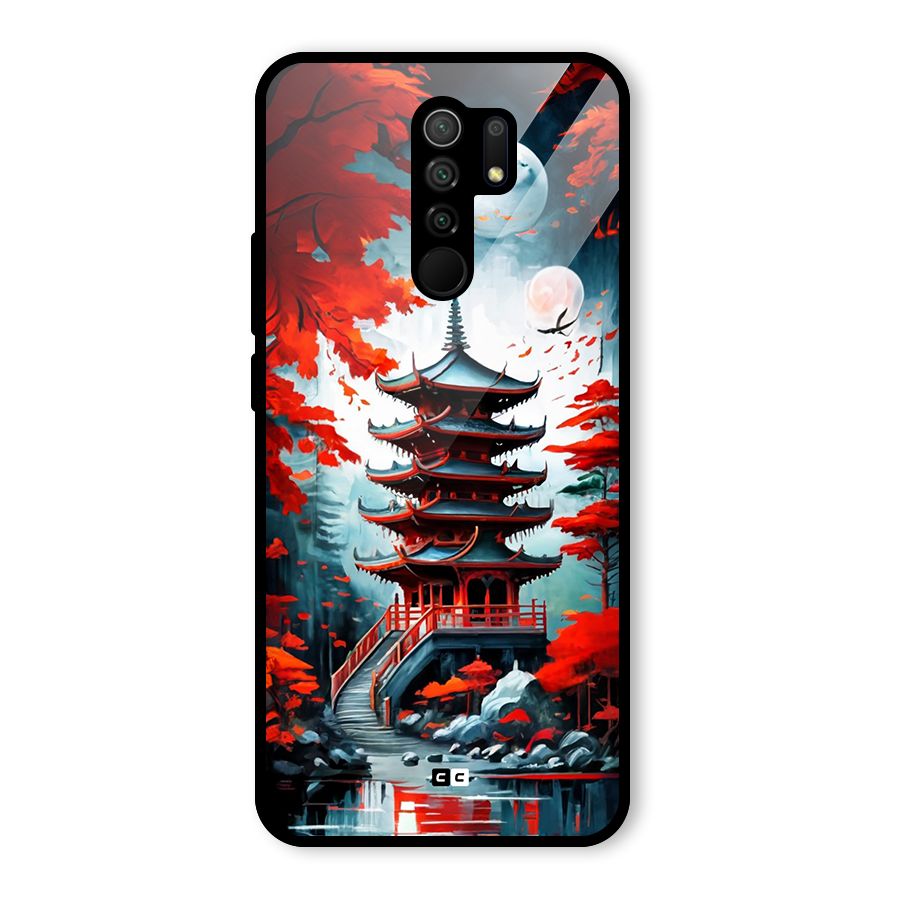 Ancient Painting Glass Back Case for Poco M2