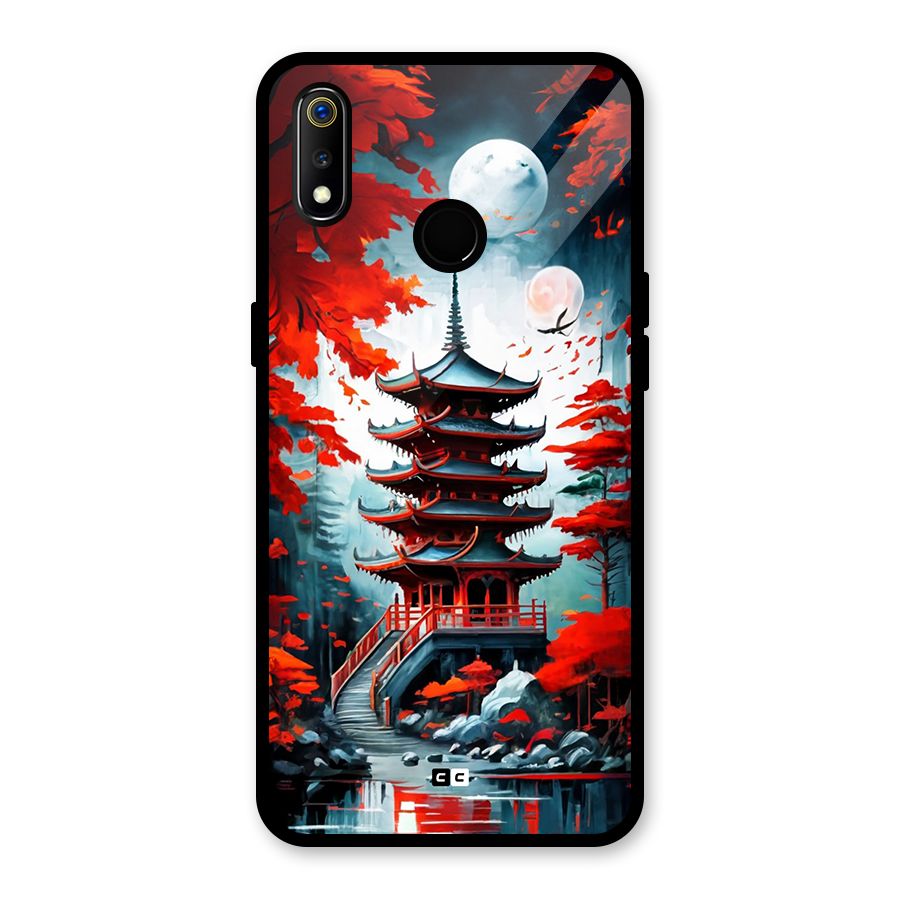 Ancient Painting Glass Back Case for Realme 3i