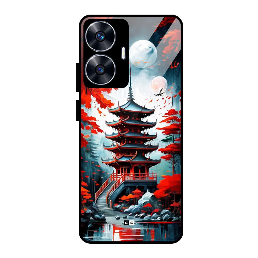 Ancient Painting Glass Back Case for Realme Narzo N55