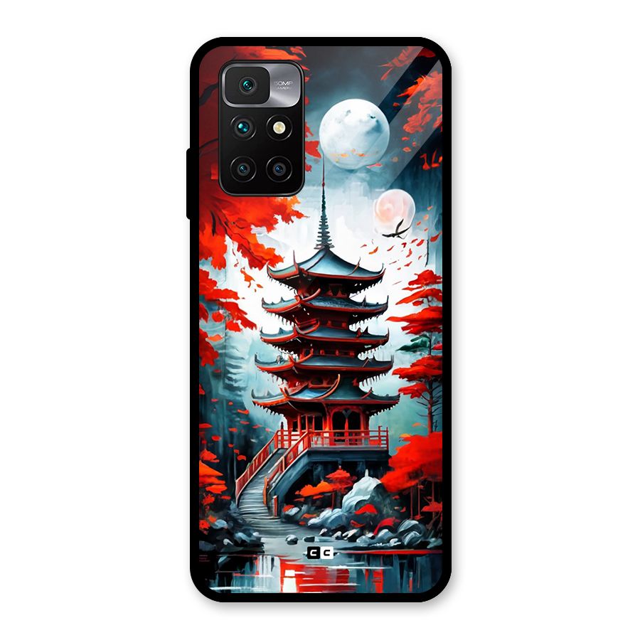 Ancient Painting Glass Back Case for Redmi 10 Prime