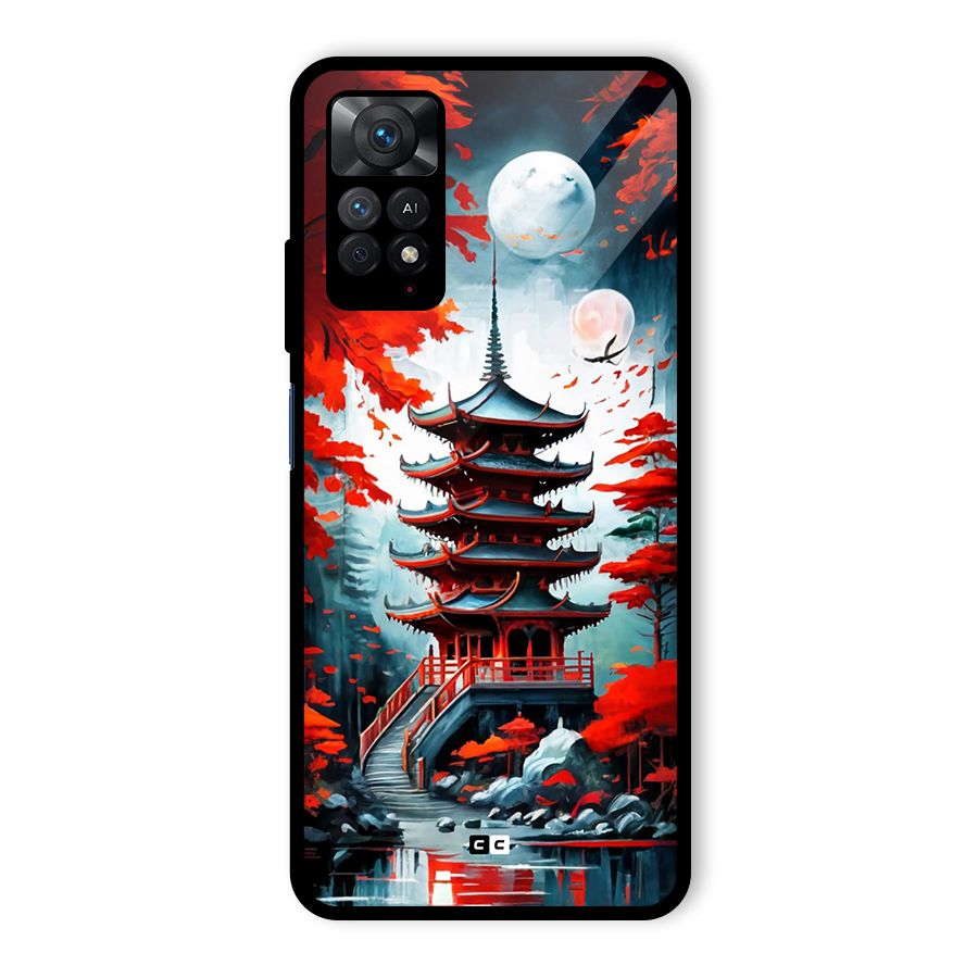 Ancient Painting Glass Back Case for Redmi Note 11 Pro