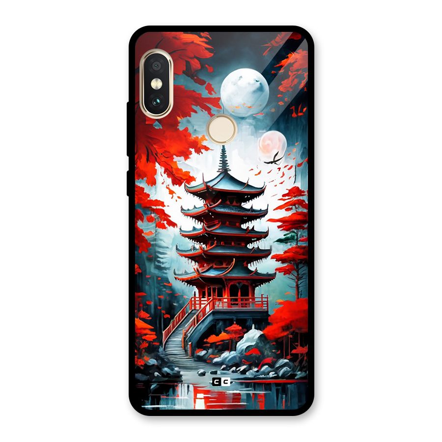 Ancient Painting Glass Back Case for Redmi Note 5 Pro