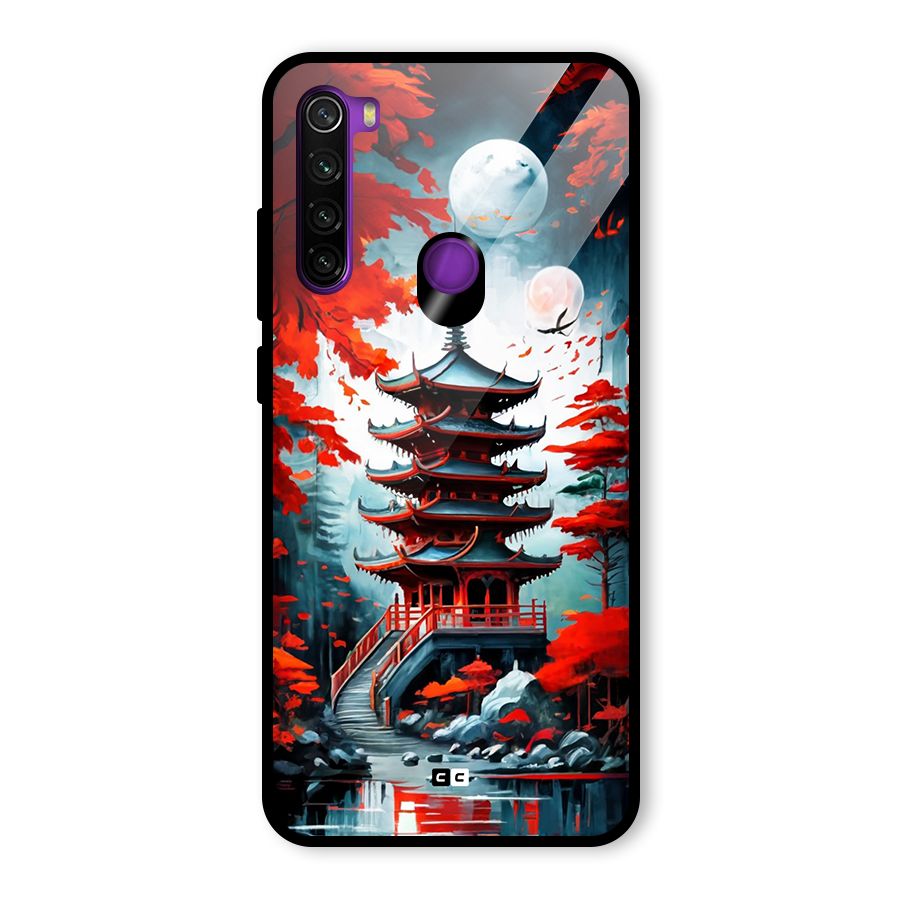 Ancient Painting Glass Back Case for Redmi Note 8