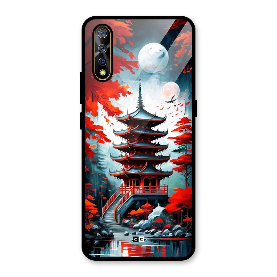 Ancient Painting Glass Back Case for Vivo S1