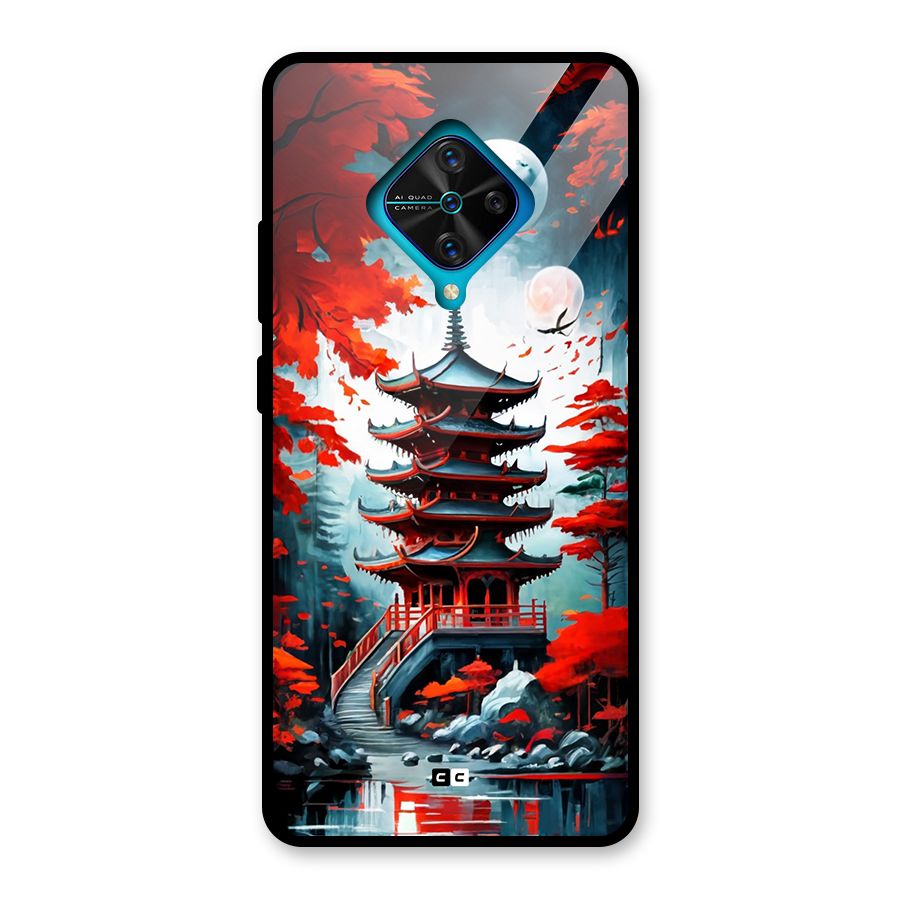 Ancient Painting Glass Back Case for Vivo S1 Pro