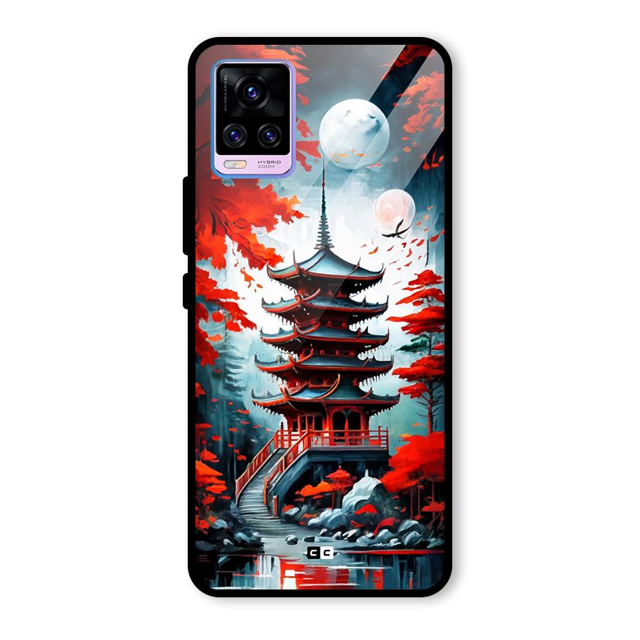 Ancient Painting Glass Back Case for Vivo V20 Pro