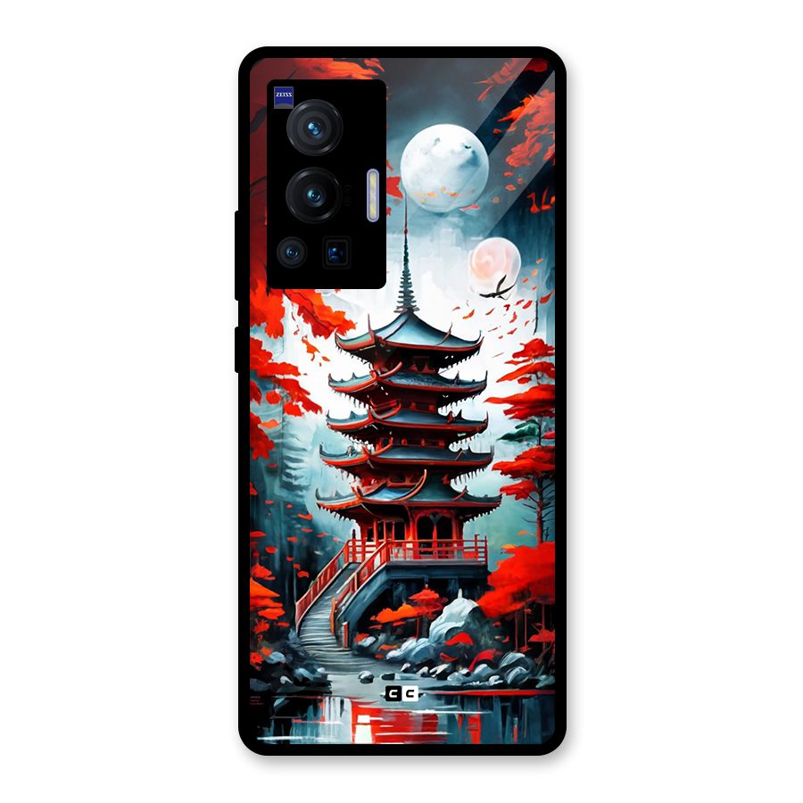 Ancient Painting Glass Back Case for Vivo X70 Pro