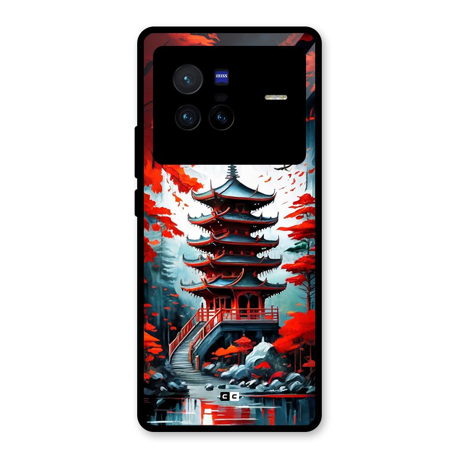 Ancient Painting Glass Back Case for Vivo X80