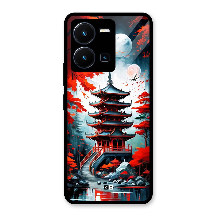 Ancient Painting Glass Back Case for Vivo Y35