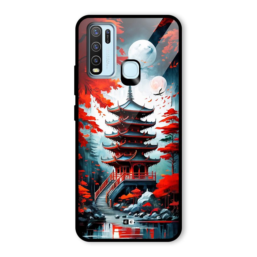 Ancient Painting Glass Back Case for Vivo Y50