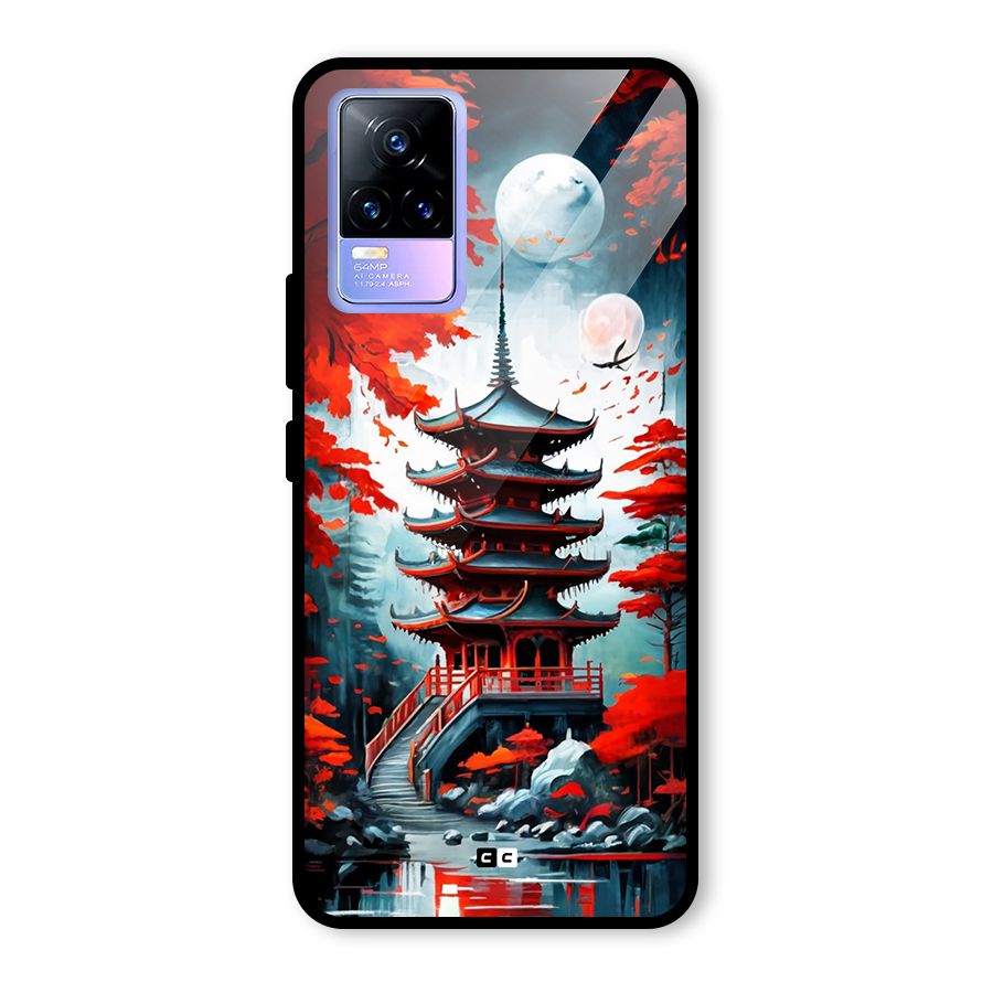 Ancient Painting Glass Back Case for Vivo Y73