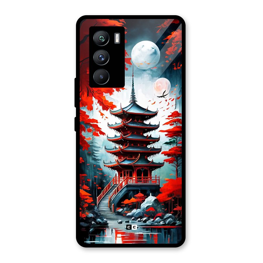 Ancient Painting Glass Back Case for Vivo iQOO 9 SE