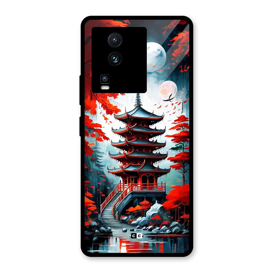 Ancient Painting Glass Back Case for Vivo iQOO Neo 7 Pro