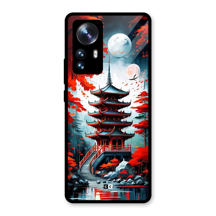 Ancient Painting Glass Back Case for Xiaomi 12 Pro