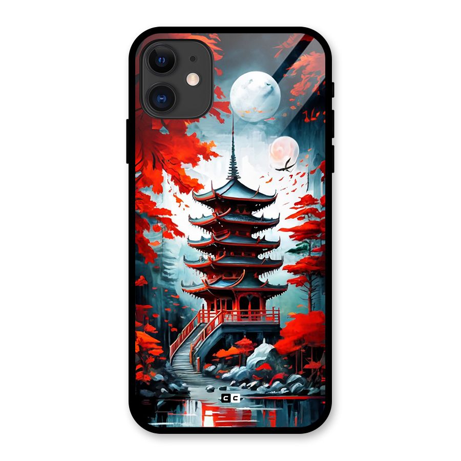 Ancient Painting Glass Back Case for iPhone 11