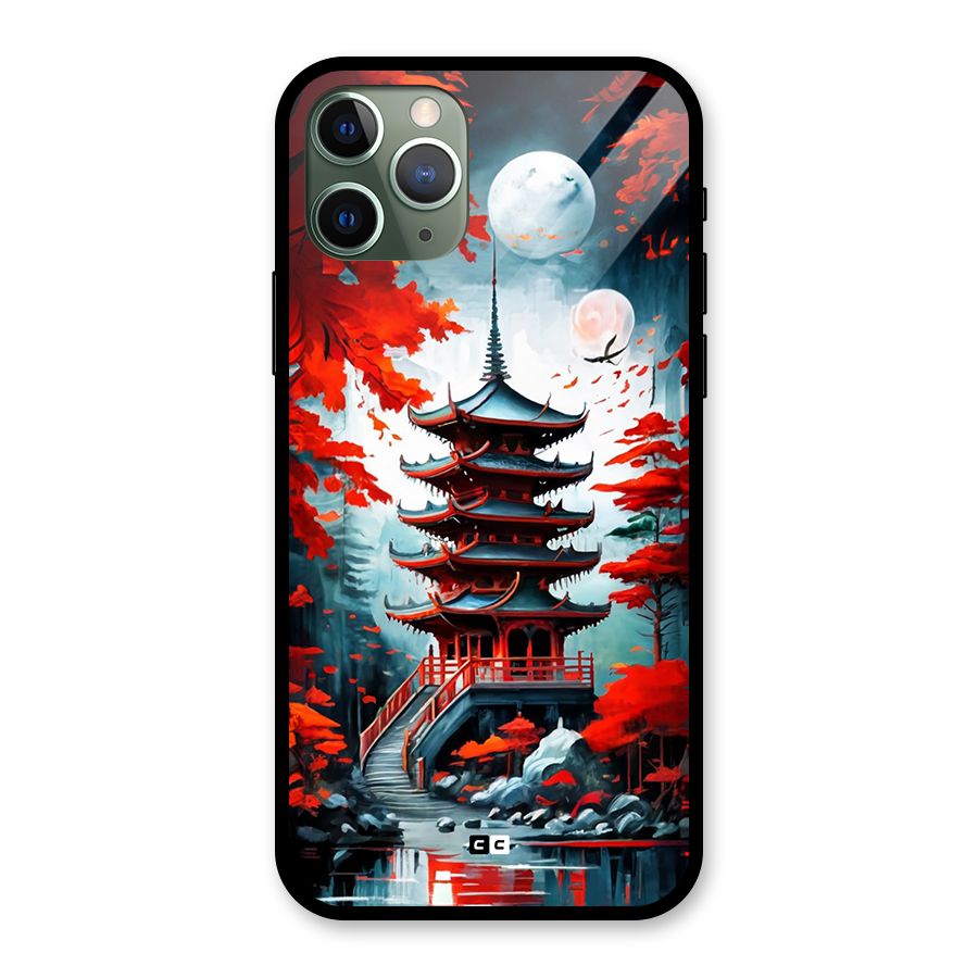 Ancient Painting Glass Back Case for iPhone 11 Pro