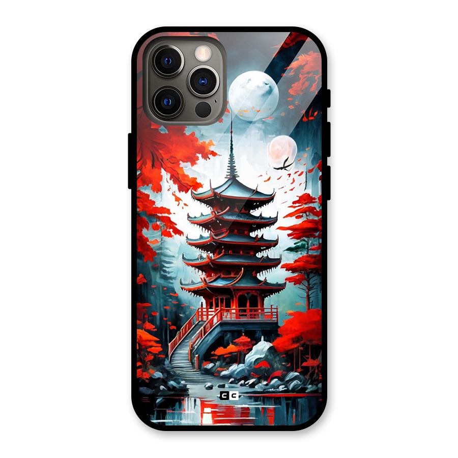 Ancient Painting Glass Back Case for iPhone 12 Pro