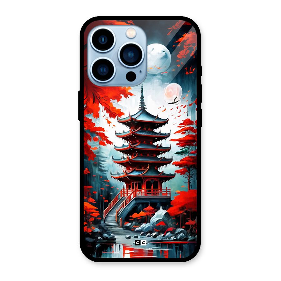 Ancient Painting Glass Back Case for iPhone 13 Pro