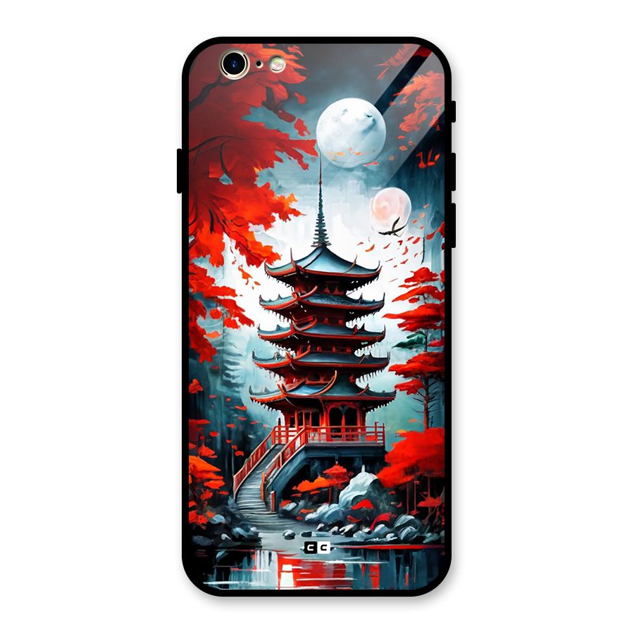 Ancient Painting Glass Back Case for iPhone 6 6S
