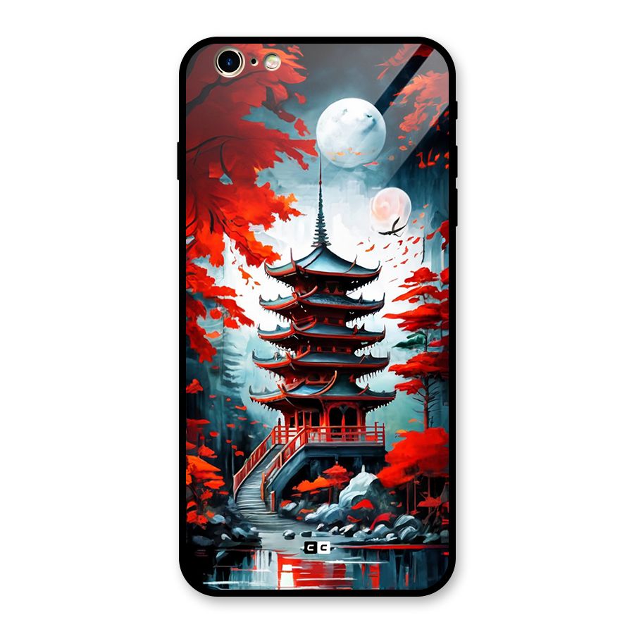 Ancient Painting Glass Back Case for iPhone 6 Plus 6S Plus