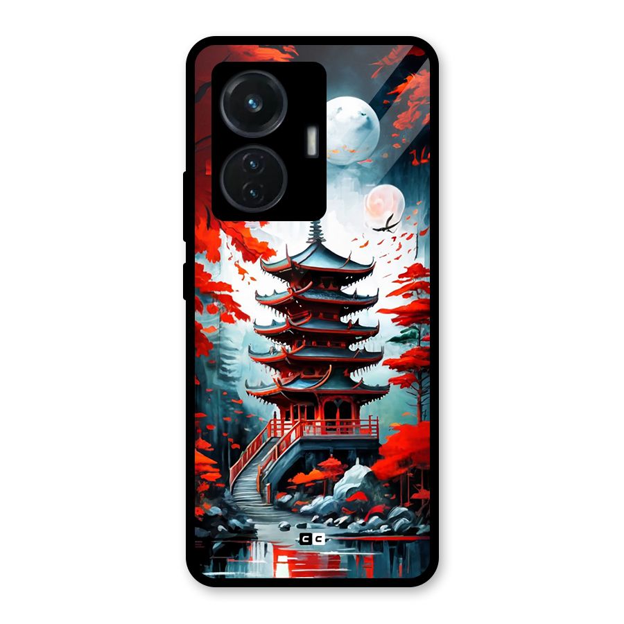 Ancient Painting Glass Back Case for iQOO Z6 44W