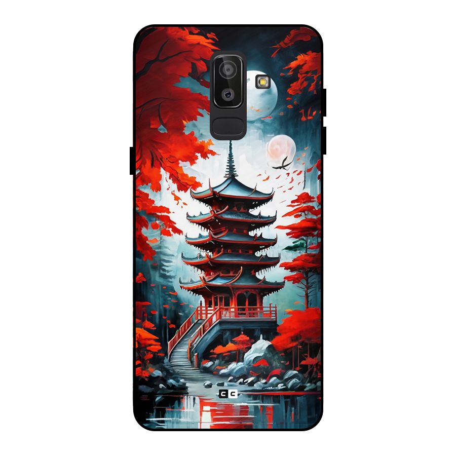 Ancient Painting Metal Back Case for Galaxy J8