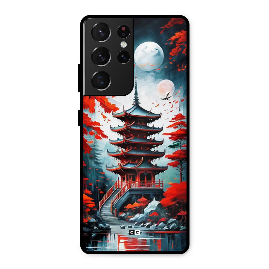 Ancient Painting Metal Back Case for Galaxy S21 Ultra 5G