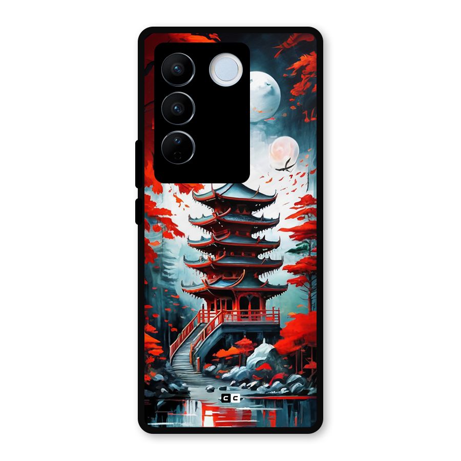 Ancient Painting Metal Back Case for Vivo V27